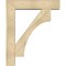 Ekena Millwork Westlake Block Rough Sawn Bracket w/ Offset Brace, Douglas Fir, 8"W x 36"D x 44"H BKT0806X36X44WTL05RDF - alternate 2